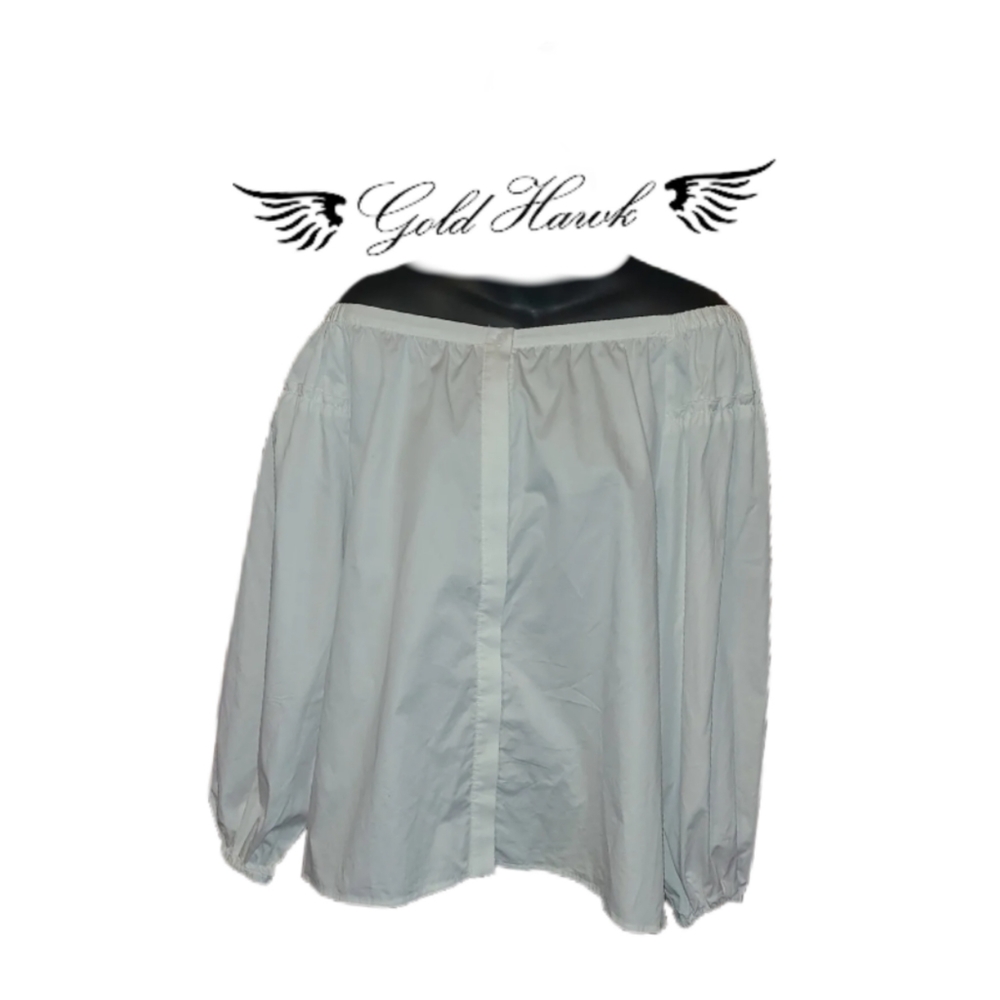 GOLD HAWK "SUMMER WHITE" OFF SHOULDER BLOUSE - Picture 2 of 4